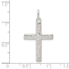 Sterling Silver Cross Charm - 4