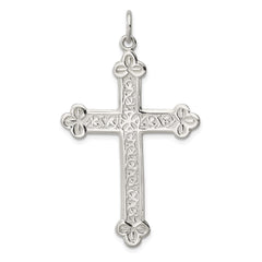 Sterling Silver Budded Cross Pendant - 2