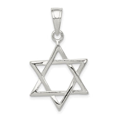 Sterling Silver Star of David Charm - 2