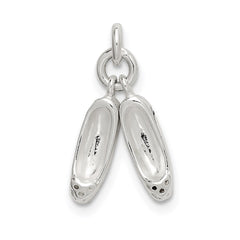 Sterling Silver Ballet Slippers Charm - 3