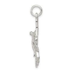 Sterling Silver Cara Vaca Crucifix Pendant - 2