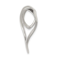 Sterling Silver Heart Slide - 2