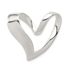 Sterling Silver Heart Slide - 2
