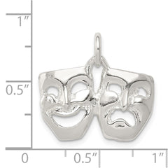 Sterling Silver Comedy/Tragedy Charm - 3