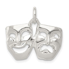 Sterling Silver Comedy/Tragedy Charm - 3