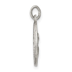 Sterling Silver Antiqued Queen of the Holy Scapular Medal - 3