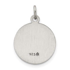 Sterling Silver Antiqued Saint Barbara Medal