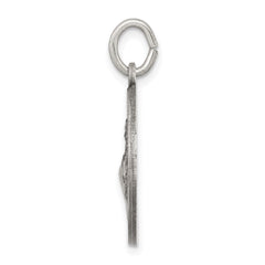 Sterling Silver Antiqued Saint Francis of Assisi Medal