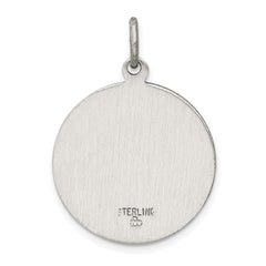 Sterling Silver Antiqued Saint Gerard Medal - 3