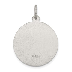 Sterling Silver Antiqued St. Theresa Medal - 3