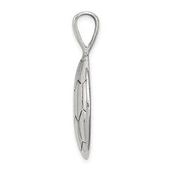 Sterling Silver Antiqued Soccer Ball Pendant - 5