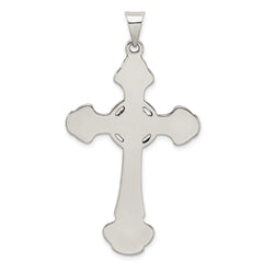 Sterling Silver Antiqued Cross Pendant - 8
