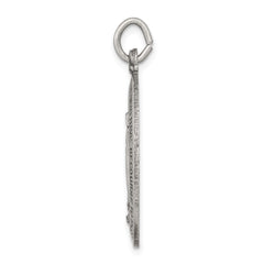 Sterling Silver Antiqued Miraculous Medal - 14