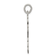 Sterling Silver Antiqued Eastern Orthodox Cross Charm