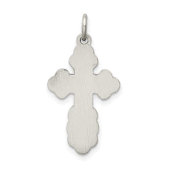 Sterling Silver Antiqued Eastern Orthodox Cross Charm - 2