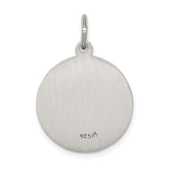 Sterling Silver Antiqued Saint Anthony Medal - 4