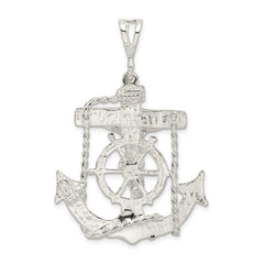 Sterling Silver Mariner Cross Pendant - 3