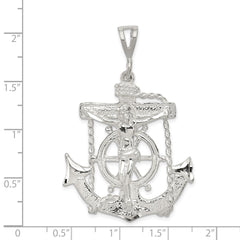 Sterling Silver Mariner Cross Pendant - 3