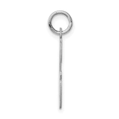 Sterling Silver Rhodium-plated Script Letter G Initial Charm - 3