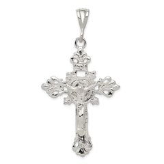 Sterling Silver INRI Crucifix Pendant - 6