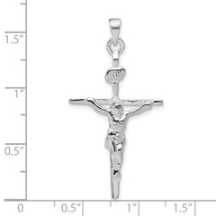 Sterling Silver INRI Crucifix Pendant - 9