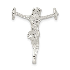 Sterling Silver Corpus (Crucified Christ) Pendant - 4
