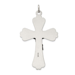 Sterling Silver Antiqued INRI Crucifix Pendant - 3
