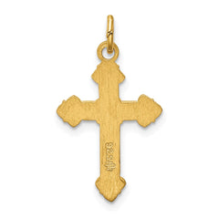 Sterling Silver & 24k Gold -plated INRI Crucifix Charm