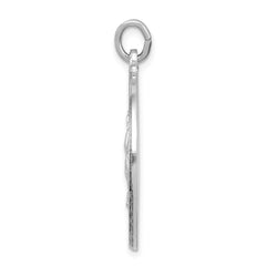 Sterling Silver Rhodium-plated Our Lady of Guadalupe Medal - 2