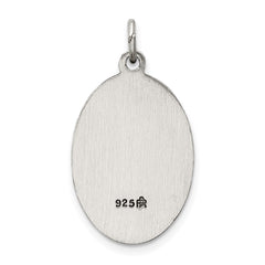 Sterling Silver Antiqued Our Lady of Mt.Carmel Medal