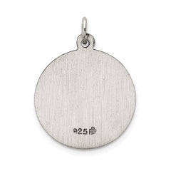 Sterling Silver Antiqued Our Lady of the Assumption Medal