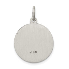 Sterling Silver Antiqued De La Providencia Medal - 3