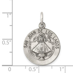 Sterling Silver Antiqued San Juan Los Lagos Medal