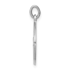 Sterling Silver Rhodium-plated Saint Christopher Medal - 6