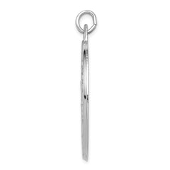 Sterling Silver Rhodium-plated Saint Christopher Medal - 3