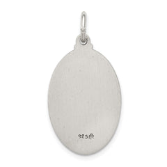 Sterling Silver Antiqued Saint Anthony Medal - 2