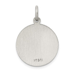 Sterling Silver Antiqued Saint Francis Medal - 2