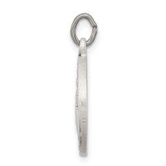 Sterling Silver Antiqued Saint Francis of Assisi Medal - 3