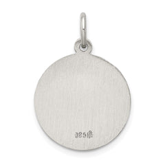 Sterling Silver Antiqued Saint Gerard Medal - 2