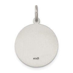 Sterling Silver Antiqued Saint John Medal - 2
