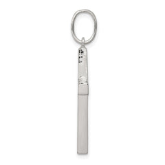 Sterling Silver Polished Cross Pendant - 21