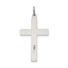 Sterling Silver Antiqued Cross Charm - 4