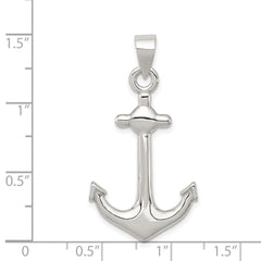 Sterling Silver Anchor Pendant