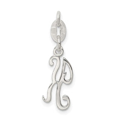 Sterling Silver Letter K Initial Charm - 2