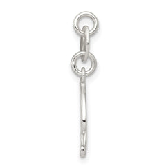Sterling Silver Letter R Initial Charm - 2