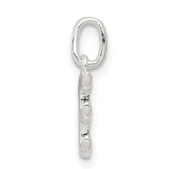 Sterling Silver Letter E Initial Charm - 2