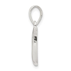 Sterling Silver Letter T Initial Pendant