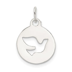 Sterling Silver Circle w/Dove Charm