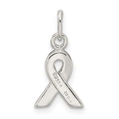 Sterling Silver Red Enameled Awareness Charm