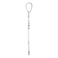 Sterling Silver Polished Cross Pendant - 26
